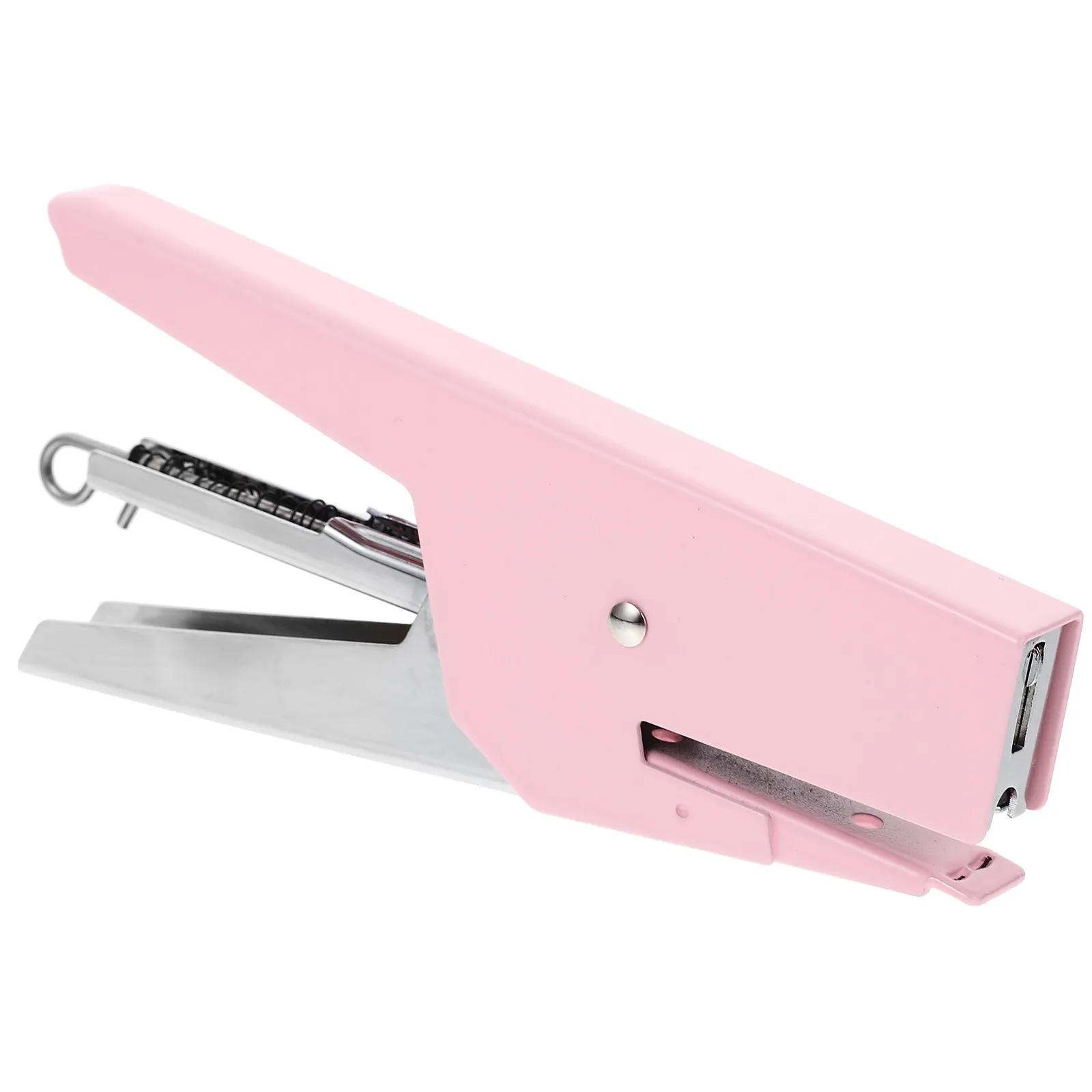 Desk Stapler Metal Professional Handheld Stapler for Office Home Study Non Slip Base Elegant Design Aesthetic Stationery Supply