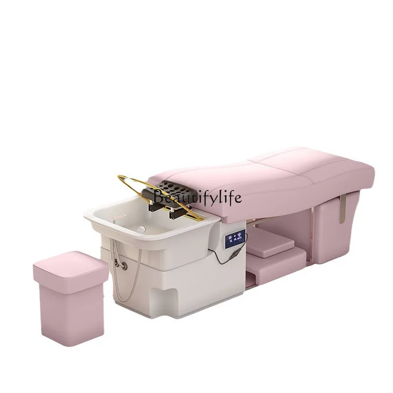 

-Hair Salon Thai Massage Water Circulation Fumigation Head Care Shampoo Bed