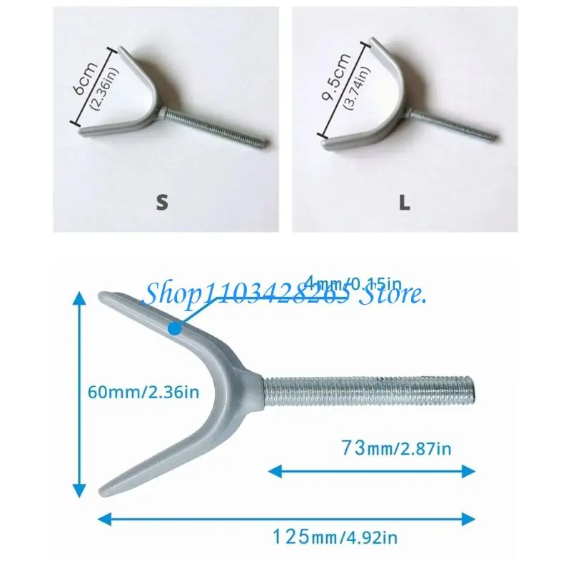 محولات قضيب المغزل على شكل حرف Y لبوابة الأطفال والحيوانات الأليفة المثبتة بالضغط 2 قطعة/الحزمة G2TE #6