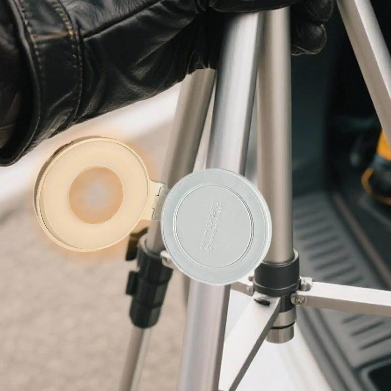 ضوء السيلفي المغناطيسي المغناطيسي Led ملء الضوء 360 درجة مصباح قابل للتعديل مع مرآة لتسجيل فيديو المؤتمر ماكياج