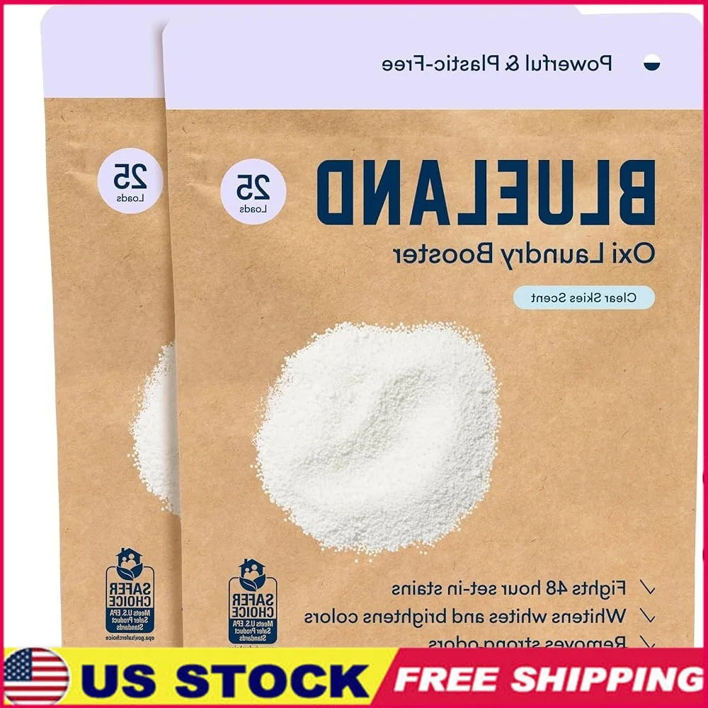 

Порошок-усилитель для стирки Oxi, экологически чистый пятновыводитель, 2 упаковки, 50 нагрузок, без жестокости, без пластика, для устранения запаха, прозрачные небо