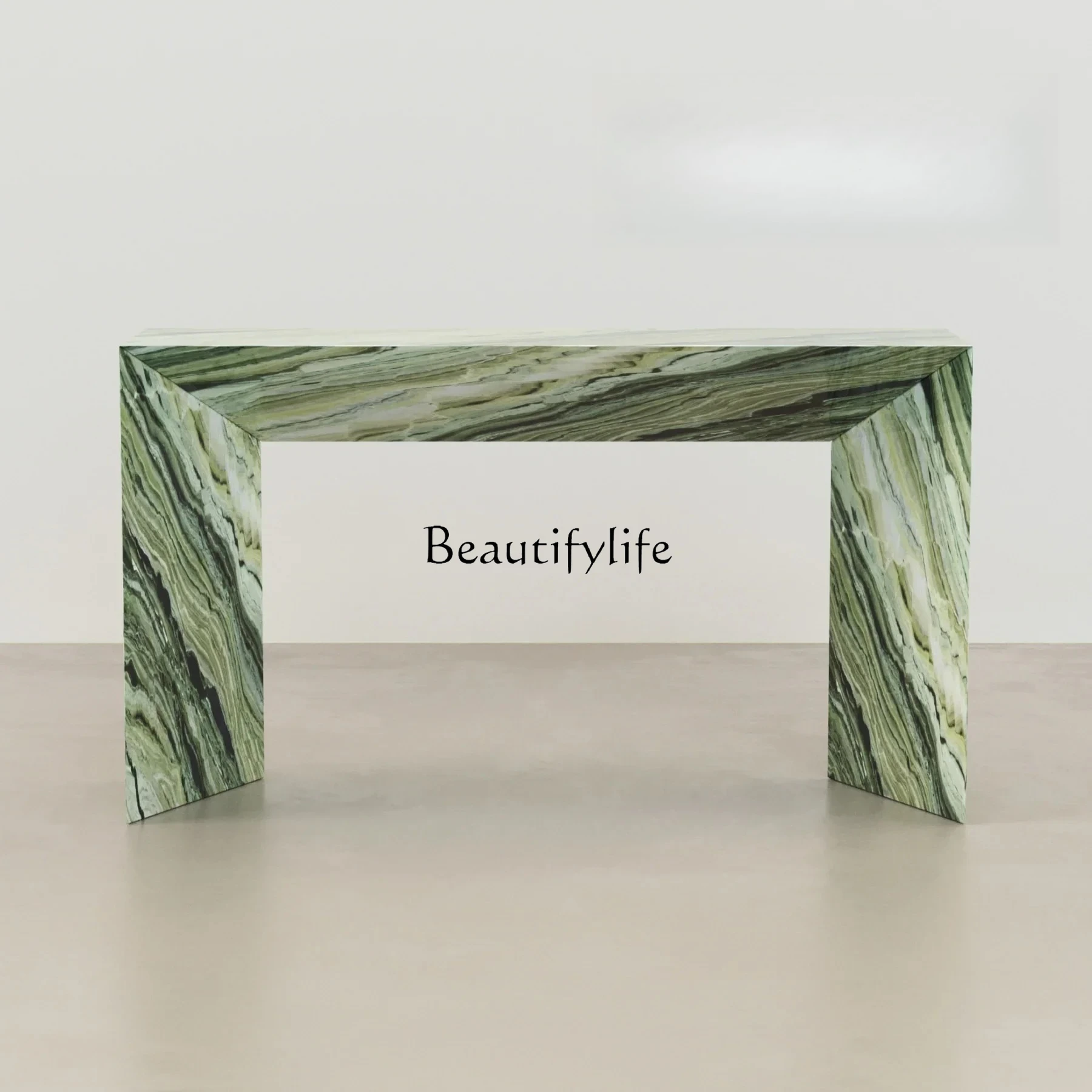 

Light luxury marble living room entrance table household corridor entrance entrance table simple wall narrow table