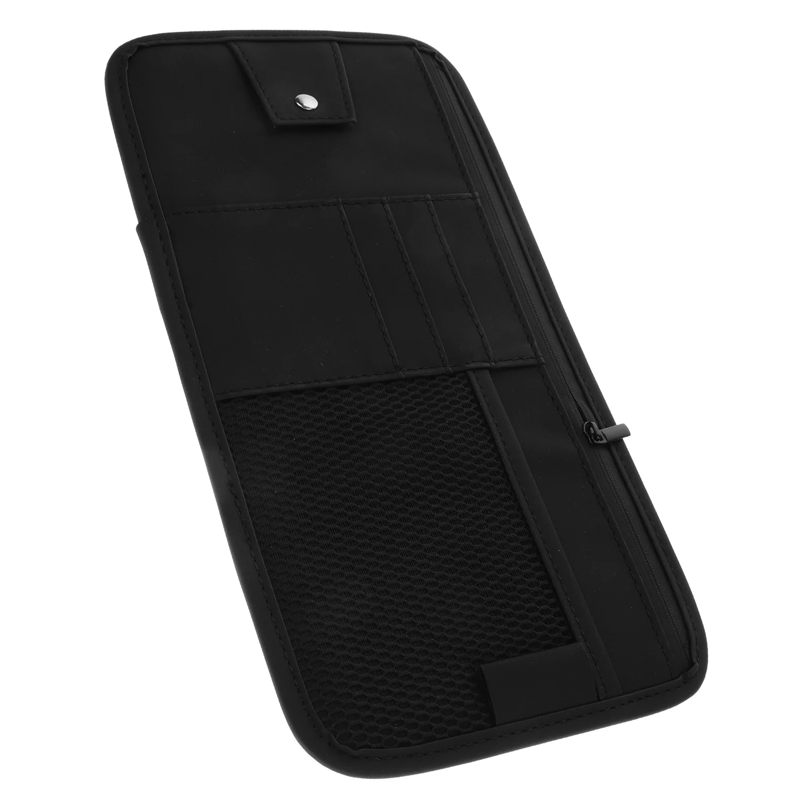 

Car Sun Visor Organizer Glasses Clip Card Holder Compact Lightweight Interior Storage Pocket Sunglasses Holder