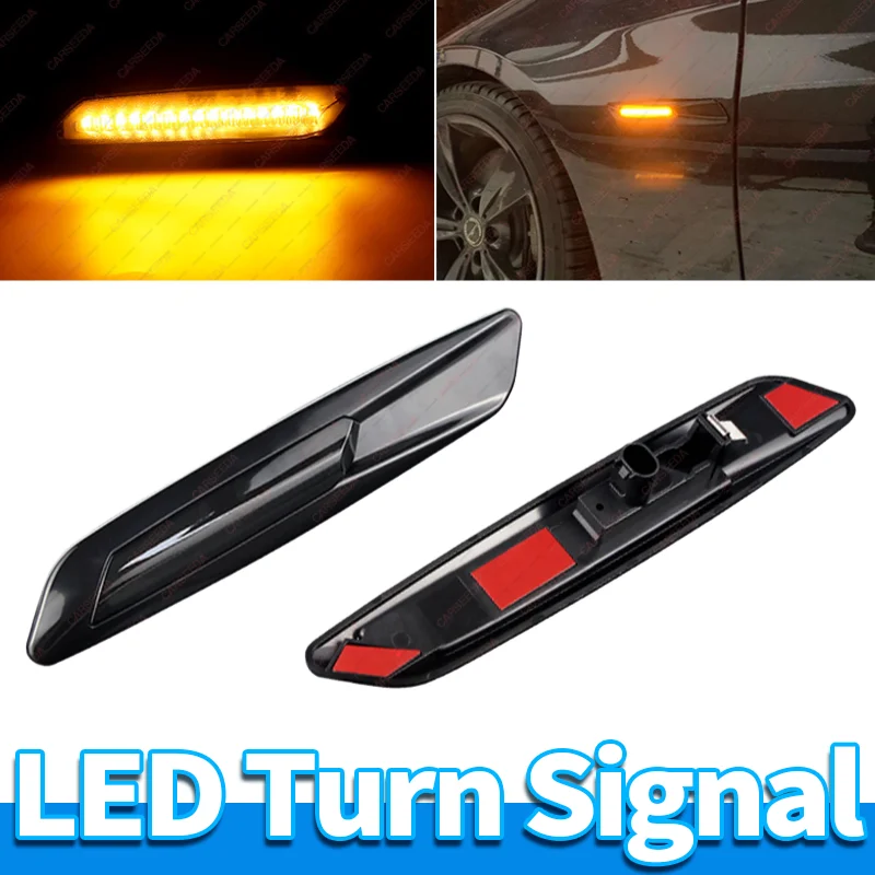 

LED Dynamic Sequential Side Marker Lights Lamp FOR BMW 1 3 5 Series E46 E60 E61 Sedan Wagon X3 E83 X1 E84 E87 SUV 63137253326