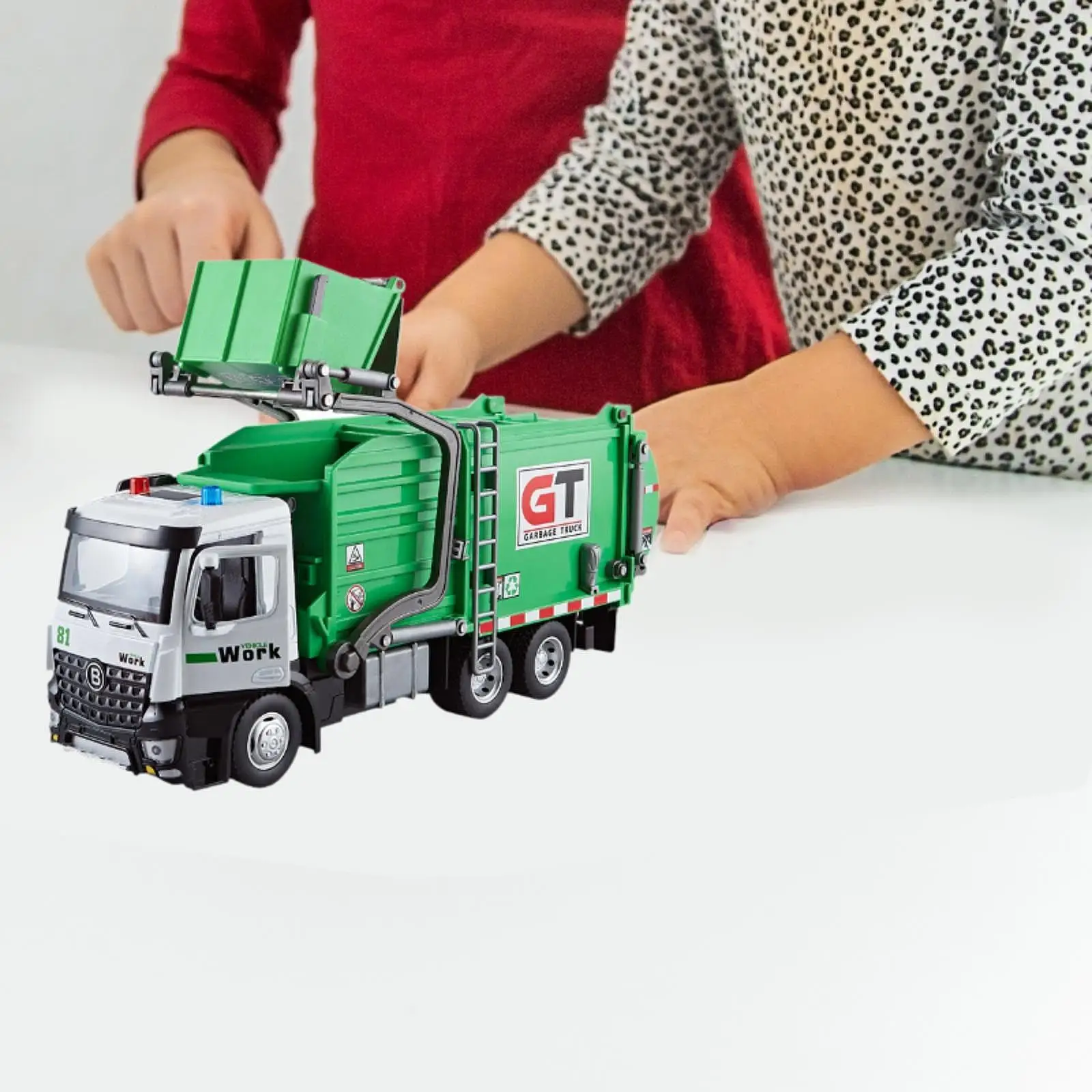 Garbage Truck Toys for Boys Multiuse for Age 3 4 5 Years Old Children Gift