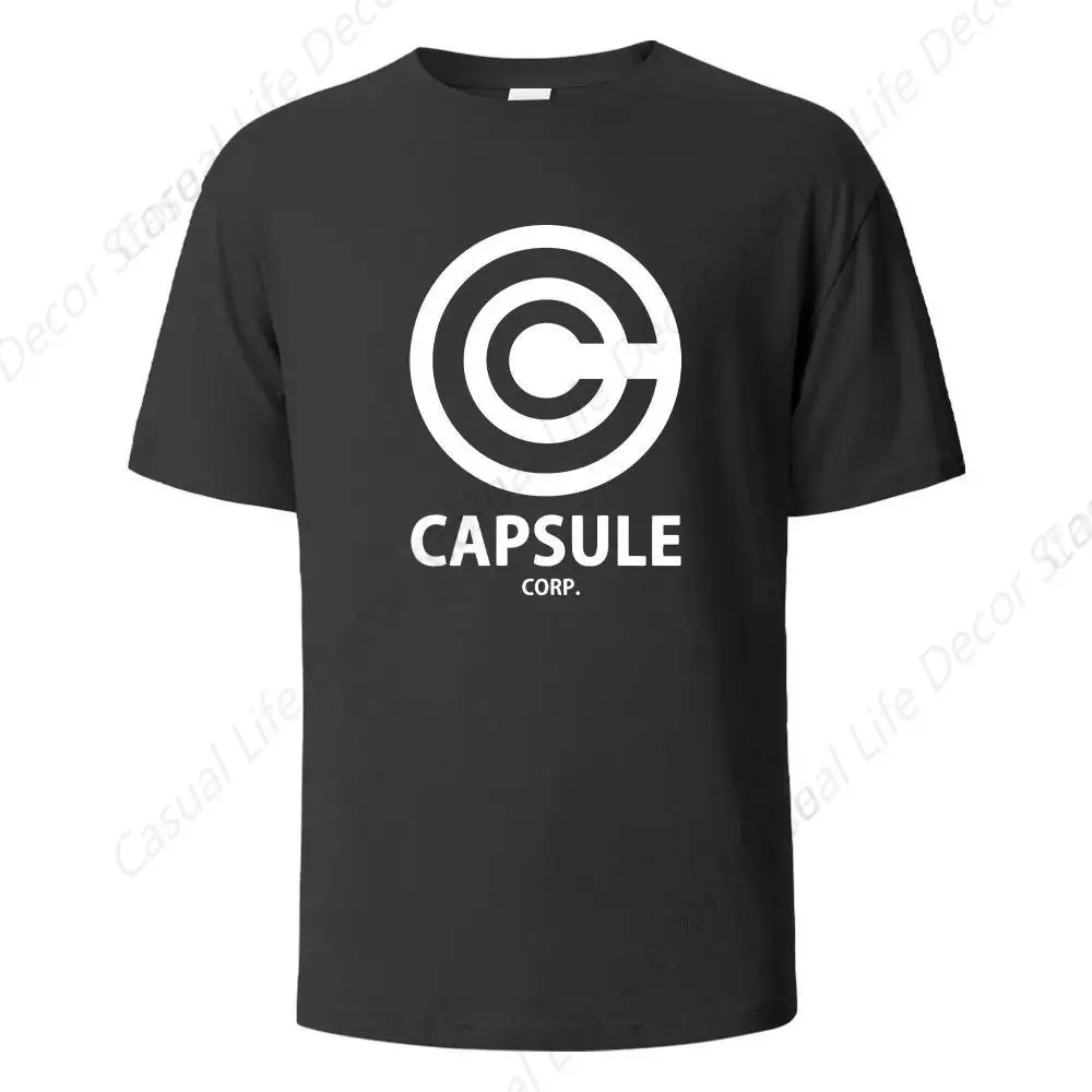 Capsule Print T-Shirt 100% Cotton Men's T-shirt- Short Sleeve Crew Neck Soft Fitted Tees S - 6XL Fresh Classic Basic Tshirts