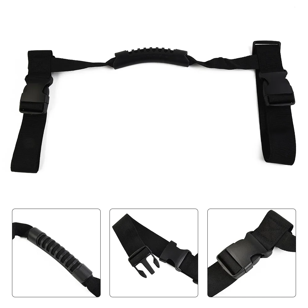 Dive Carrier Handle Strap Comfortable R Strap Scuba Wear-resistance Accessories Air Cylinder Carrier Black Nylon