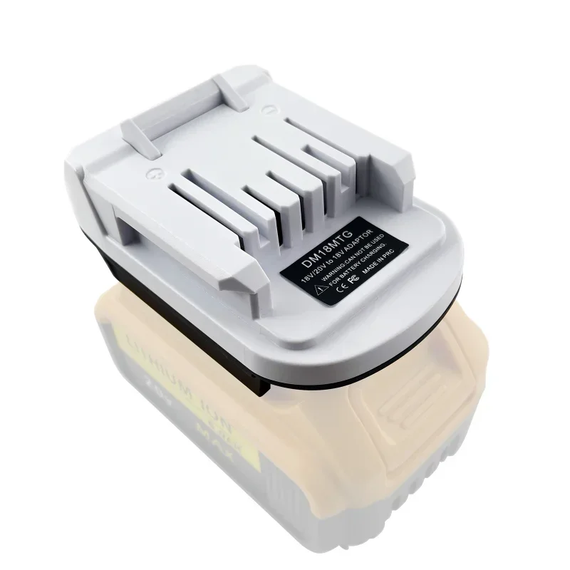 Adattatore batteria per batteria agli ioni di litio DeWalt/Milwaukee 18V Converti in Makita BL1815G BL1813G Serie Batteria agli ioni di litio Utensile elettrico
