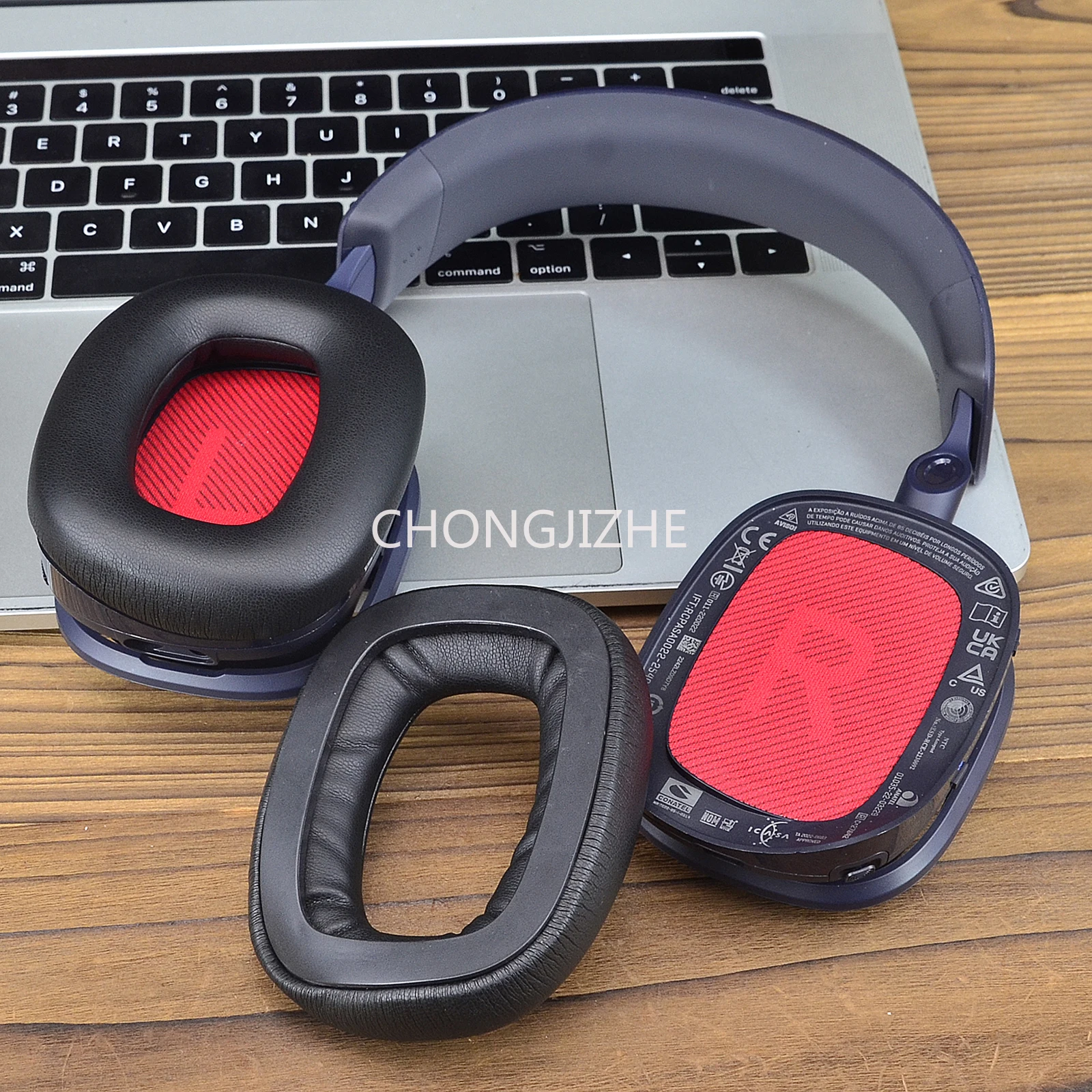 1 Pair Magnetic Ear Pads Suitable For Logitech Astro A30 Wireless Gaming Headset Accessories Replacement Sponge Earmuffs