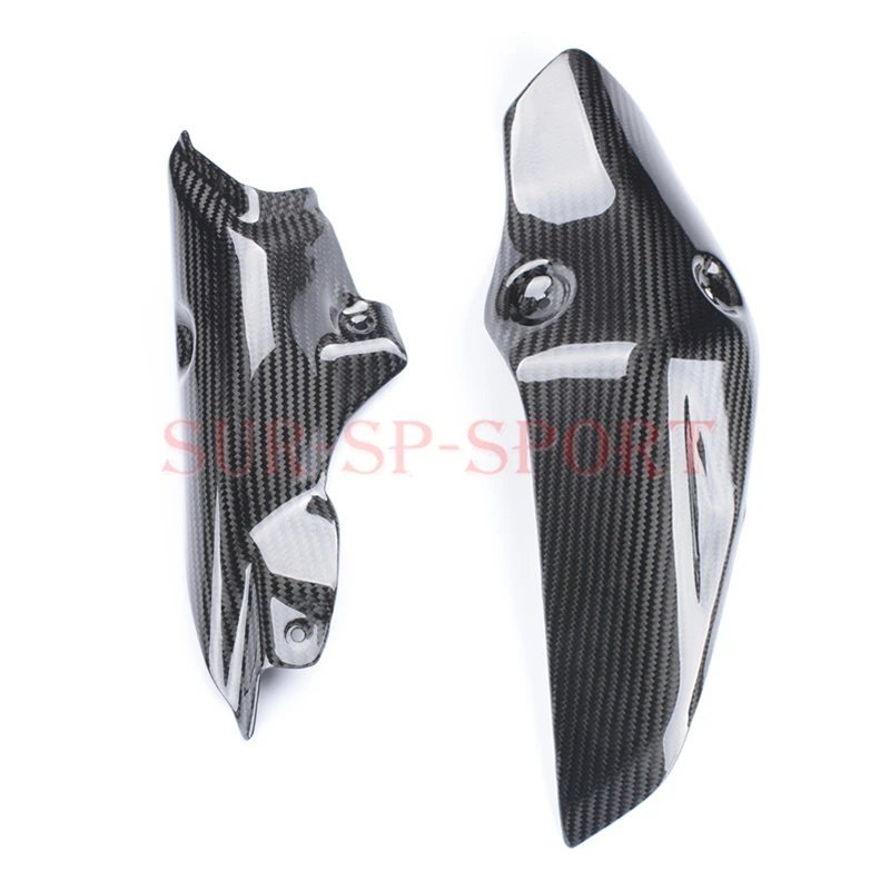 

Exhaust Pipe Heat Shield Cover Guard Fairing For Kawasaki ZX10R 2021 -2022 Full Carbon Fiber 100%