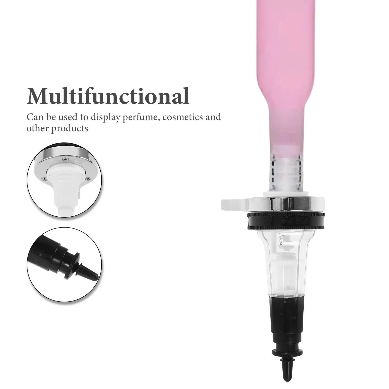 

Plastic Pump Head For Perfume Filling Dispenser Display Stand Tool Bulk Supply Bottle Filling Accessory