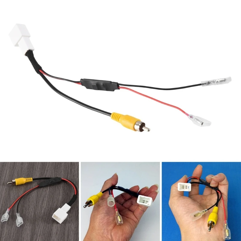 

4 Pin Car Connector Radio Back Up Reverse Camera Retention Wiring Harness Cable Plug Adapter Effortless Parking Solution