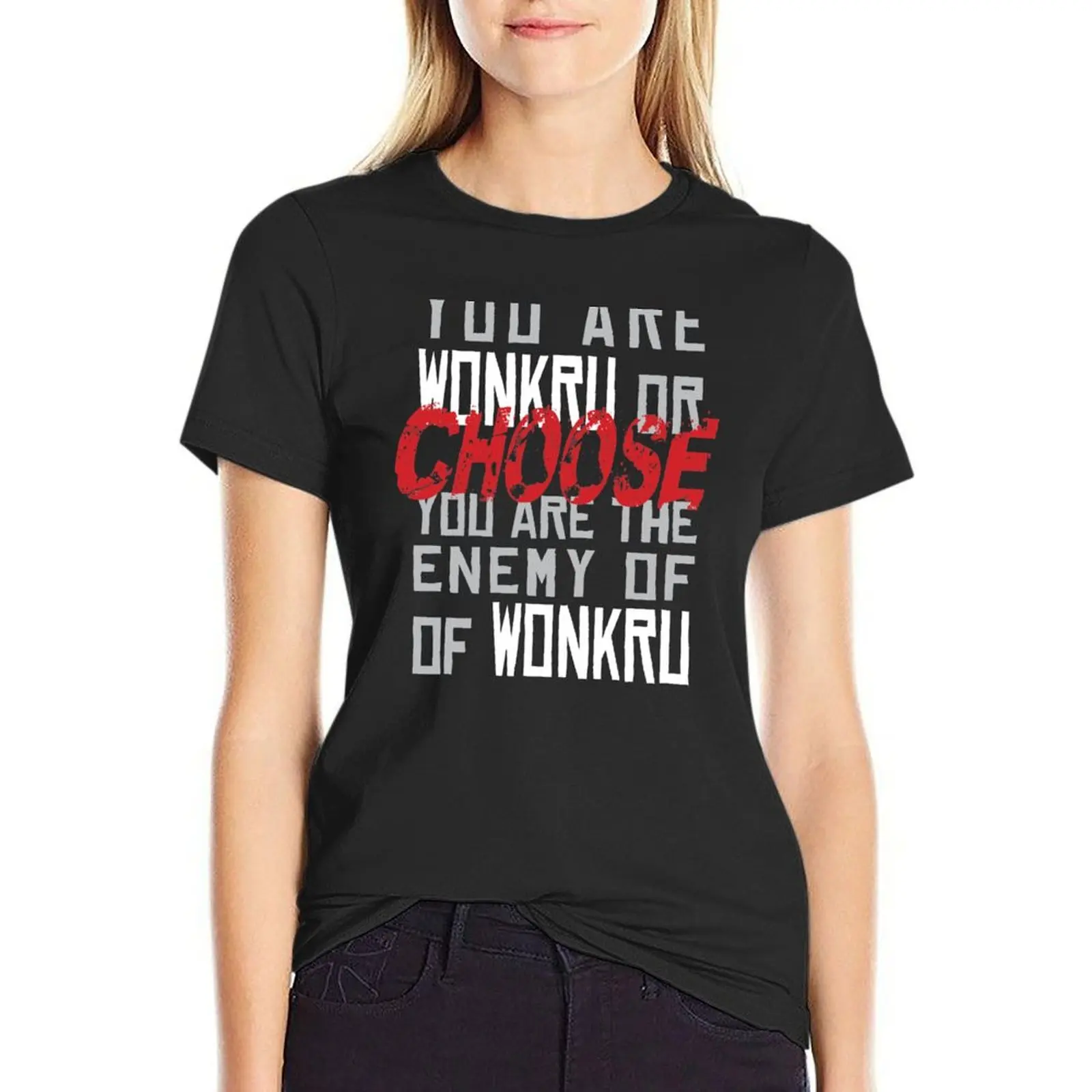 Wonkru Alliance T-Shirt tees female korean fashion workout shirts for Women