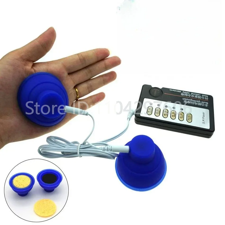 10pc 2mm Socket Water Absorbing Sponge Electrode Cupping Accessories/with Device 1set,for EMS Electric Muscle StimulatorTraining