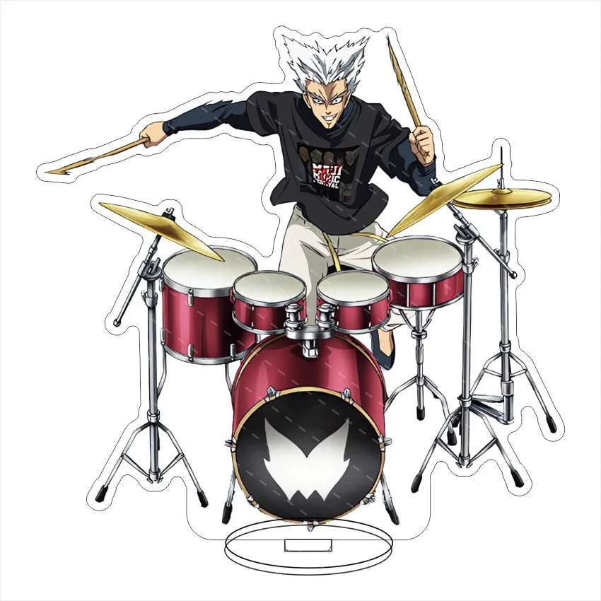 

Anime Figure ONE PUNCH MAN Acrylic Stand Model Saitama Genos Tatsumaki Plate Desk Decor Standing Sign Ornament Fans Friend Gift