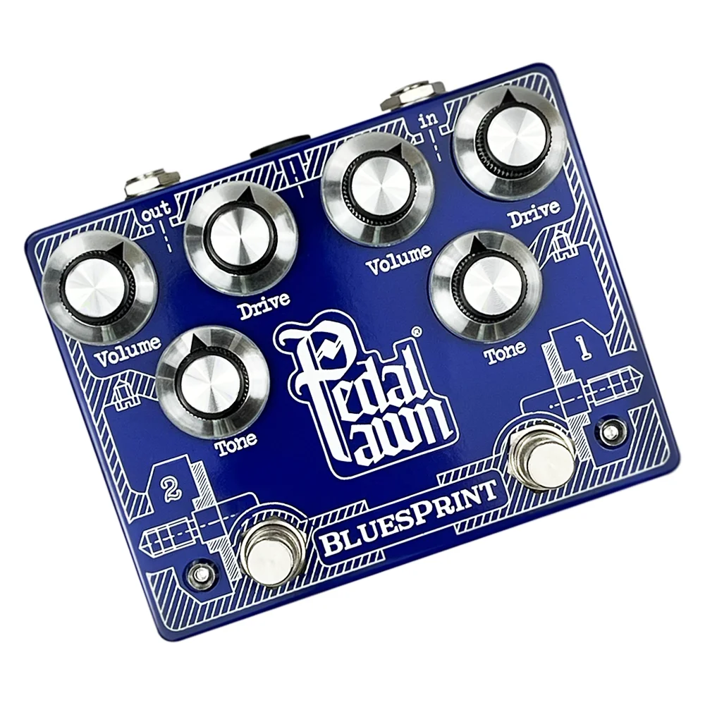 God Bluesprint  Overdrive Distortion Guitar Pedal
