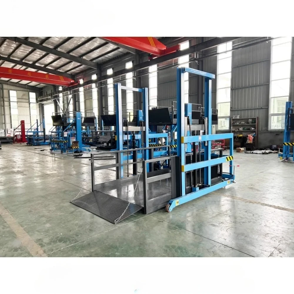 Ascenseur hydraulique à charge lourde pour camion à plate-forme de chargement et de déchargement mobile