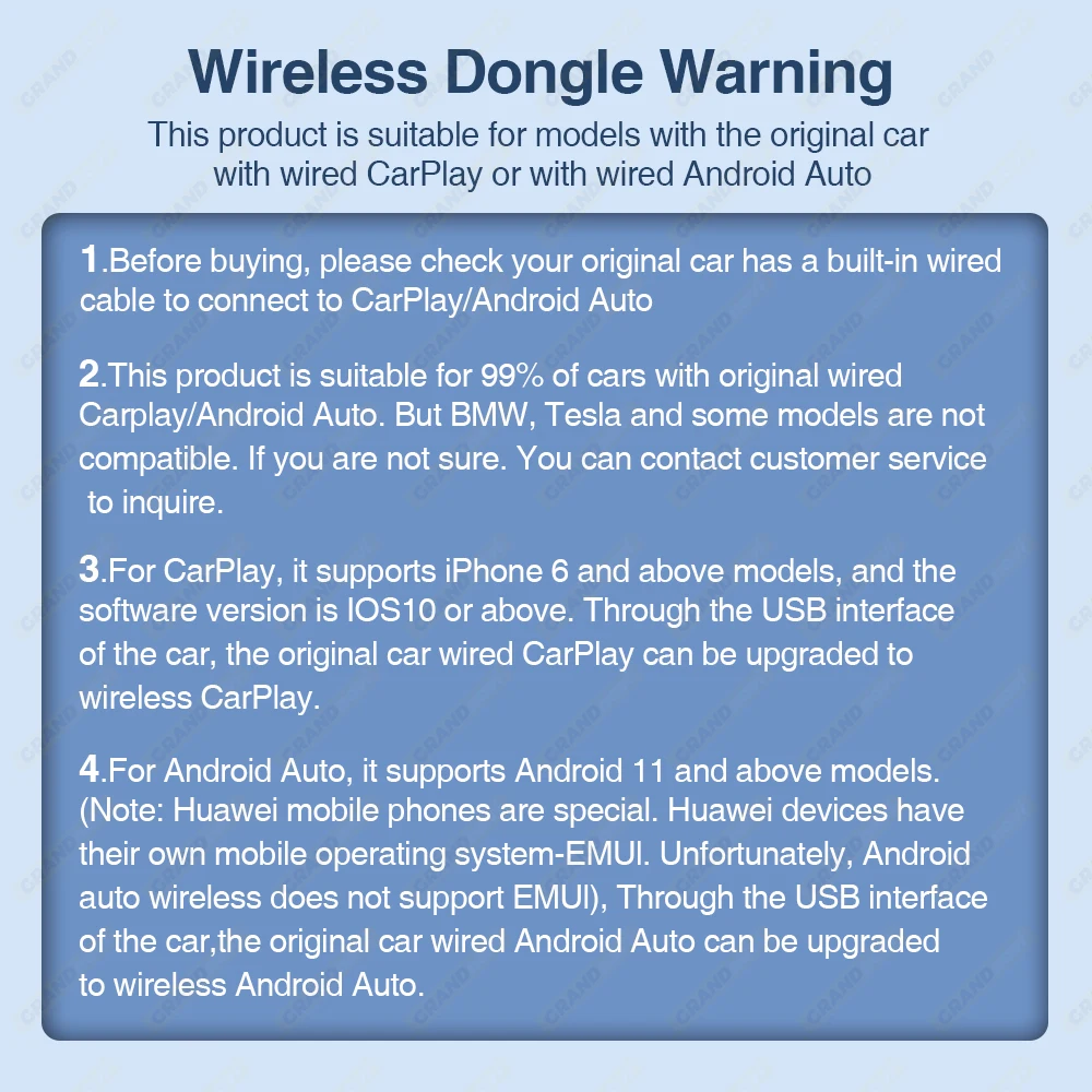 2in1 Wireless CarPlay Dongle Wireless Android Auto Adapter AI Smart Box Car Intelligent Systems For Car With Wired CarPlay