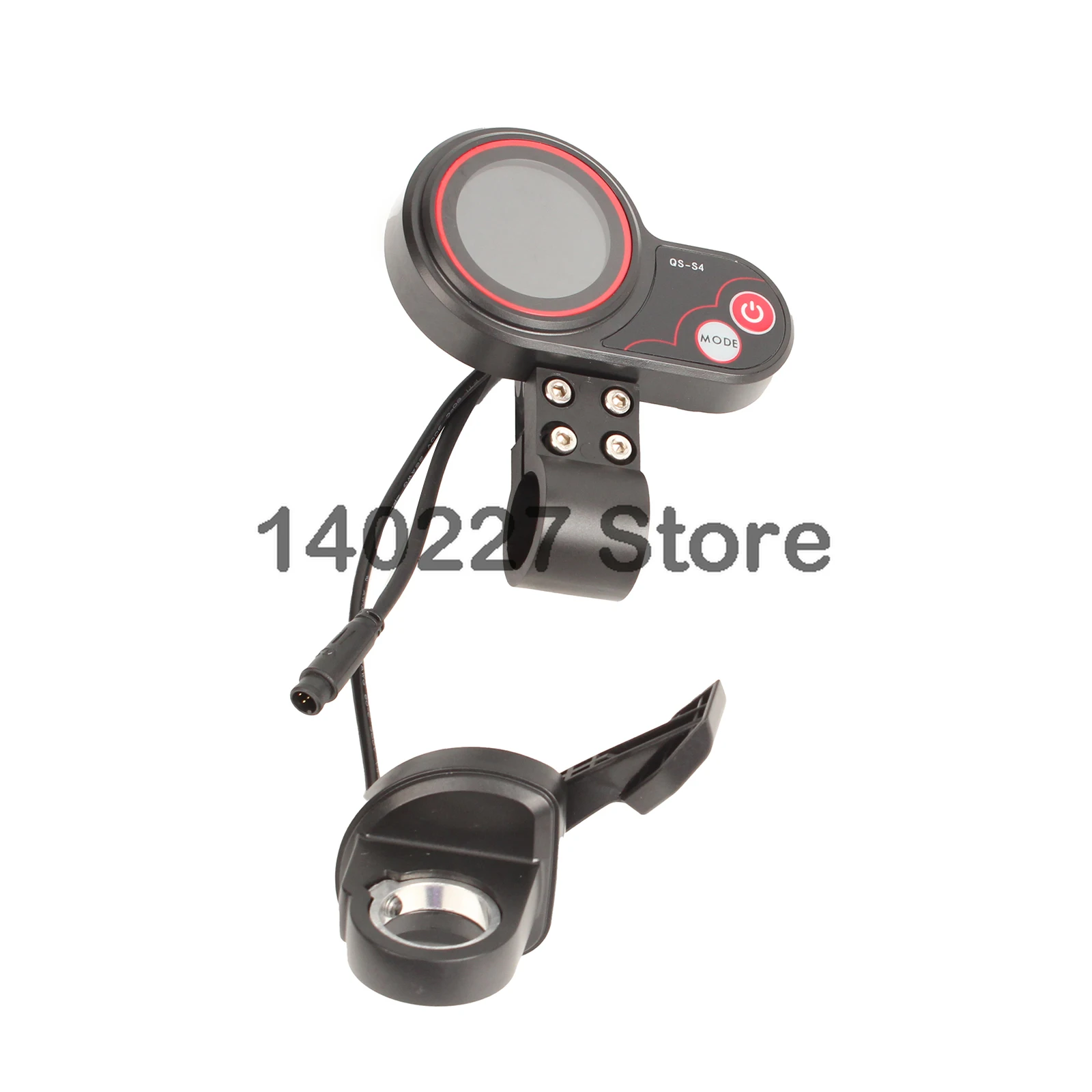 36V-60V QS-S4 Thumb Throttle LCD Display Instrument Accessories, Suitable for Zero 8 9 10 8X 10X 6PIN Electric Scooter