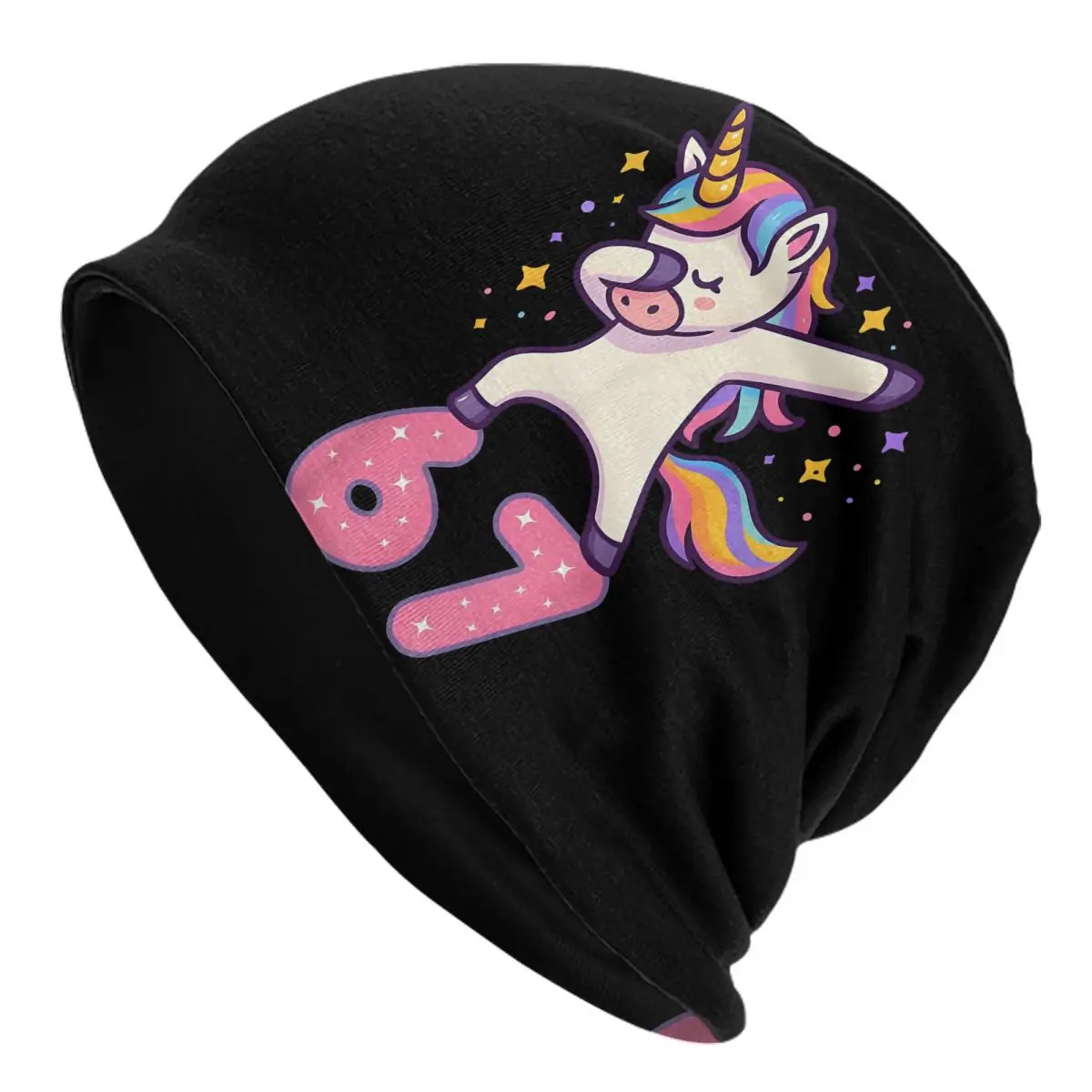 67 Unicorn For Girls Six Seven Meme Brainrot Bonnet Hats Goth Street Skullies Beanies Hats Unisex Warm Thermal Elastic Cap