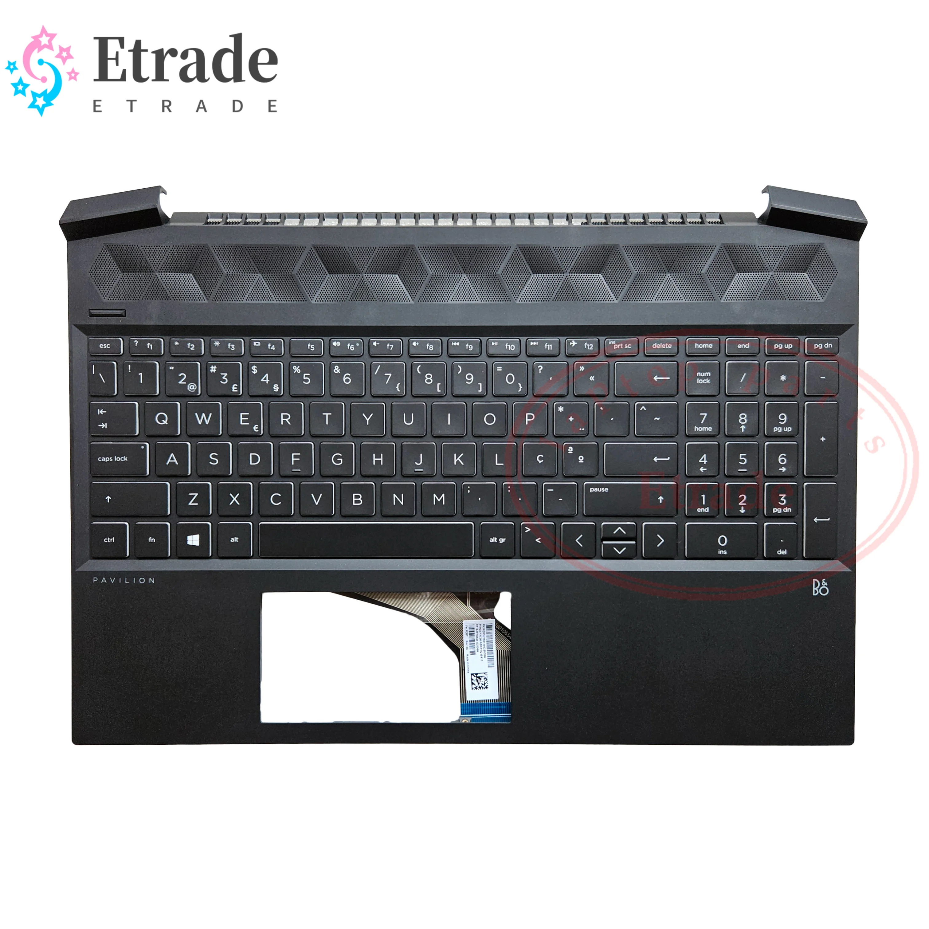 New Original For HP Pavilion Gaming 15-EC TPN-Q229 Series Laptop Palmrest Upper Case Cover With Keyboard  EAG3H00301P EAG3H00303