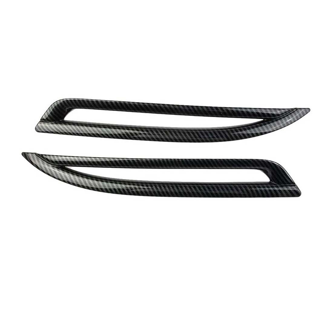 Rear Bumper Fog Cover Trim for 2015-2021 Chrysler 300/300C Accessories, ABS Carbon Fiber