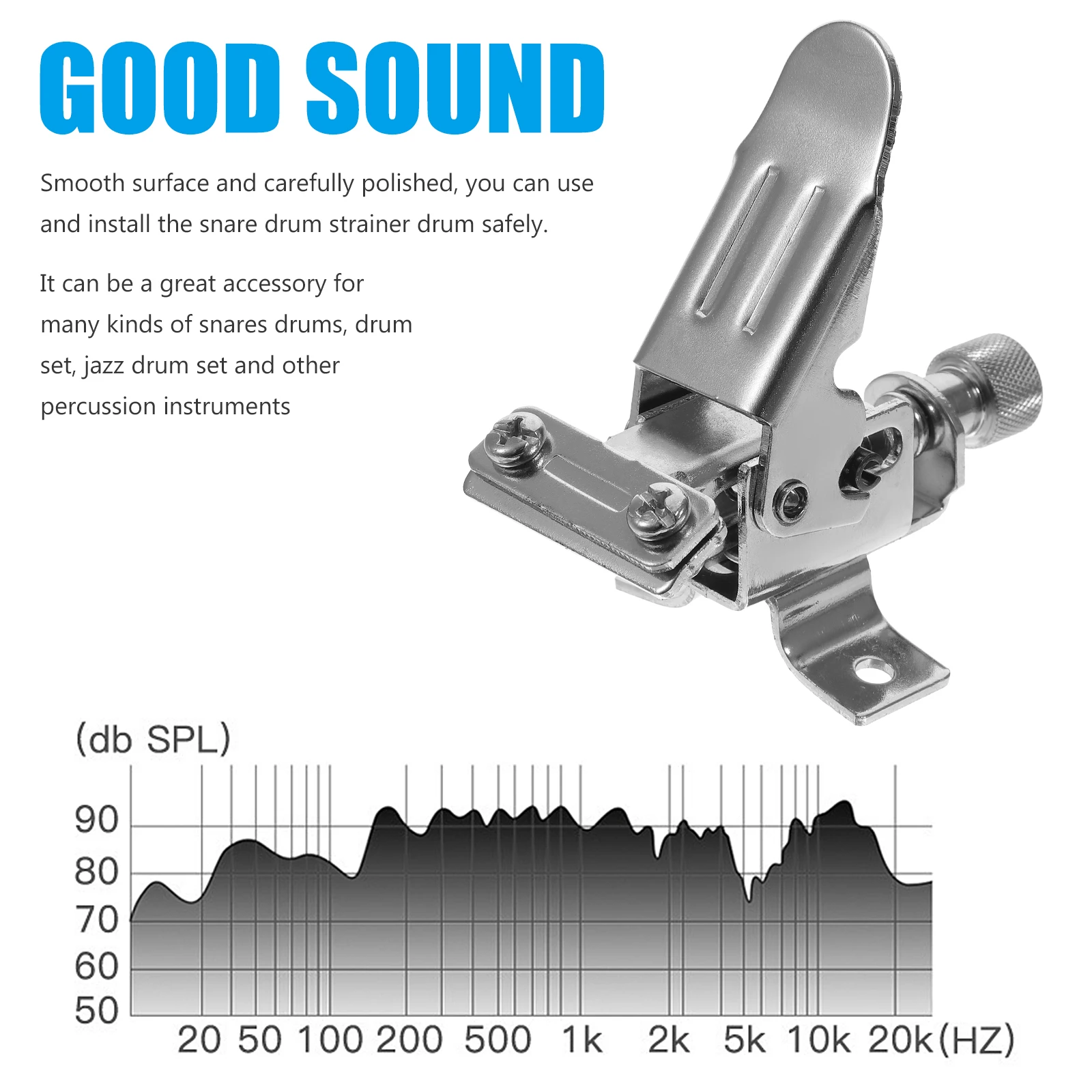 

1 set 1 Set Snare Strainer Regulator Metal Drum Accessories Replacement Parts For Drum Sets Jazz Wire Throw Off Butt End Sturdy