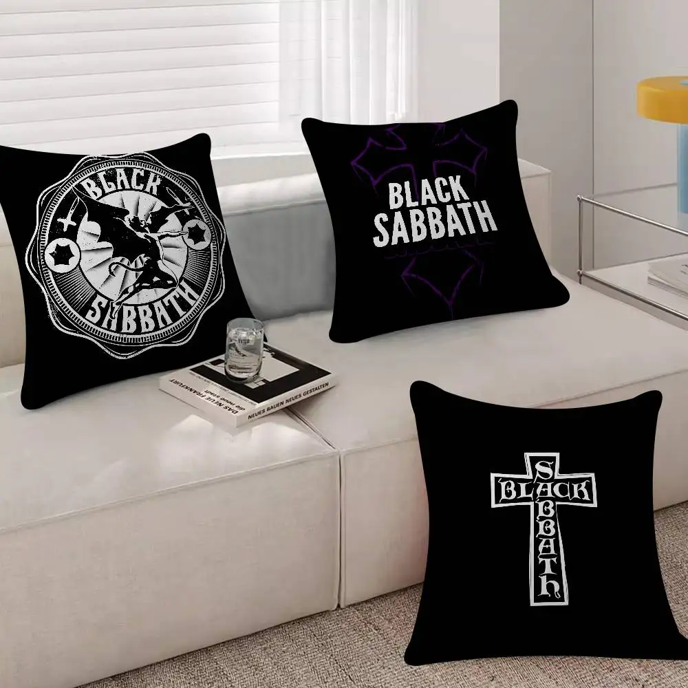 B-Black S-Sabbath_S Pillow Anime Pillow Sofa Bed Head Pillow Cover Cushion Cover Fashion 30x30 40x40 45*45cm