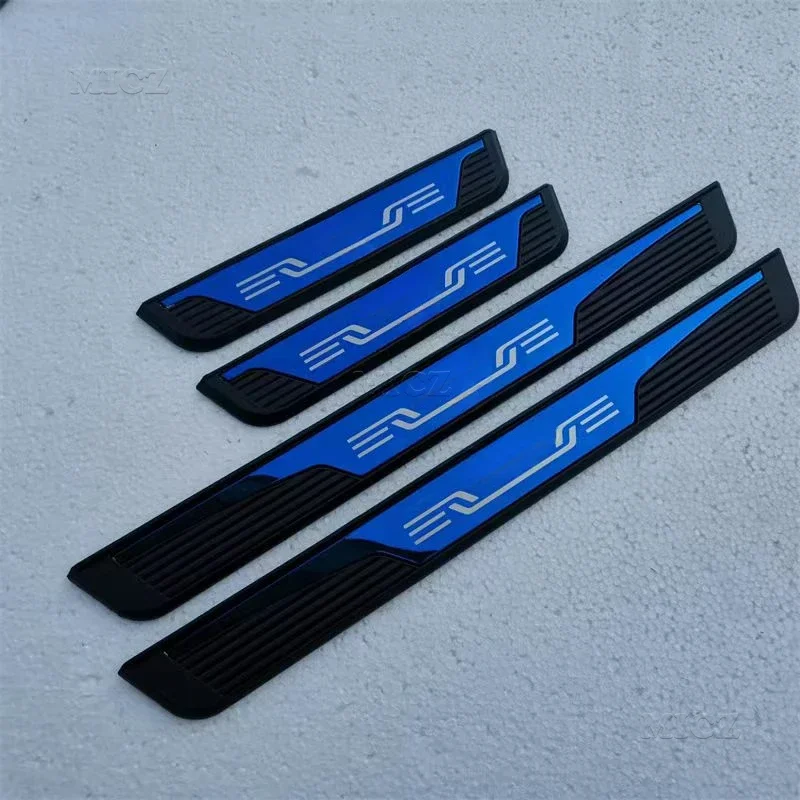 For Mazda CX-60 CX60 CX 60 Car Styling Accessories Stainless Steel Door Sill Scuff Plate Protection Sticker 2022 2023 2024