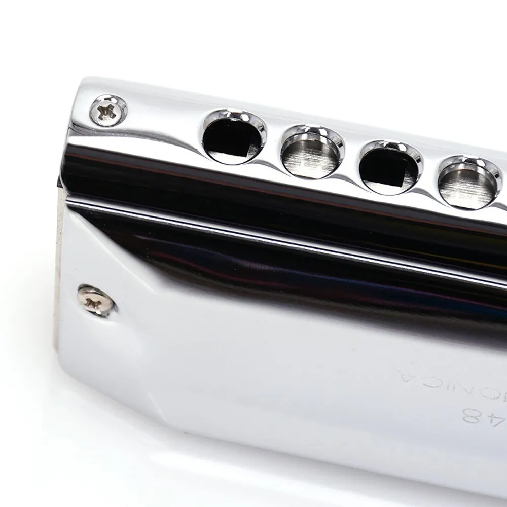 Chromatic Harmonica 16 Holes 64 Tones Mouth Organ Instrumentos Key C Professional Chromatic Harp Musical Instruments