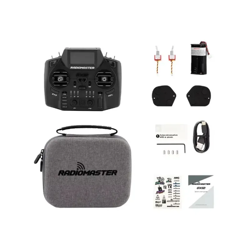 라디오마스터 GX12 듀얼밴드 제미니-X 무선 컨트롤러 M2 ELRS 원격 제어 송신기 RC 드론 FPV 비행 컨트롤러 부품