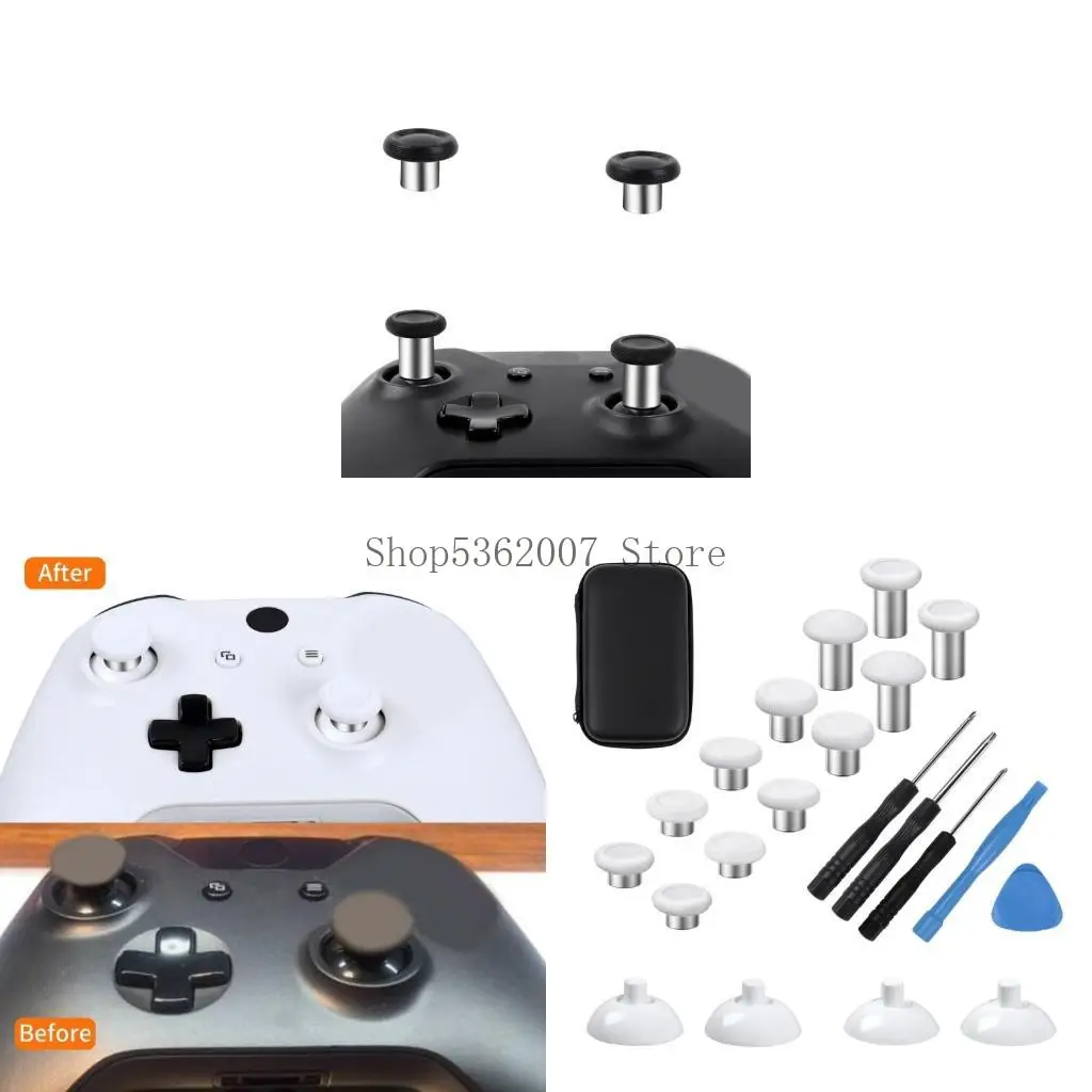 Крайня для сбора пальцев для замены игрового контроллера Аналог джойстика с инструментом для подъема и отвертки 40JB