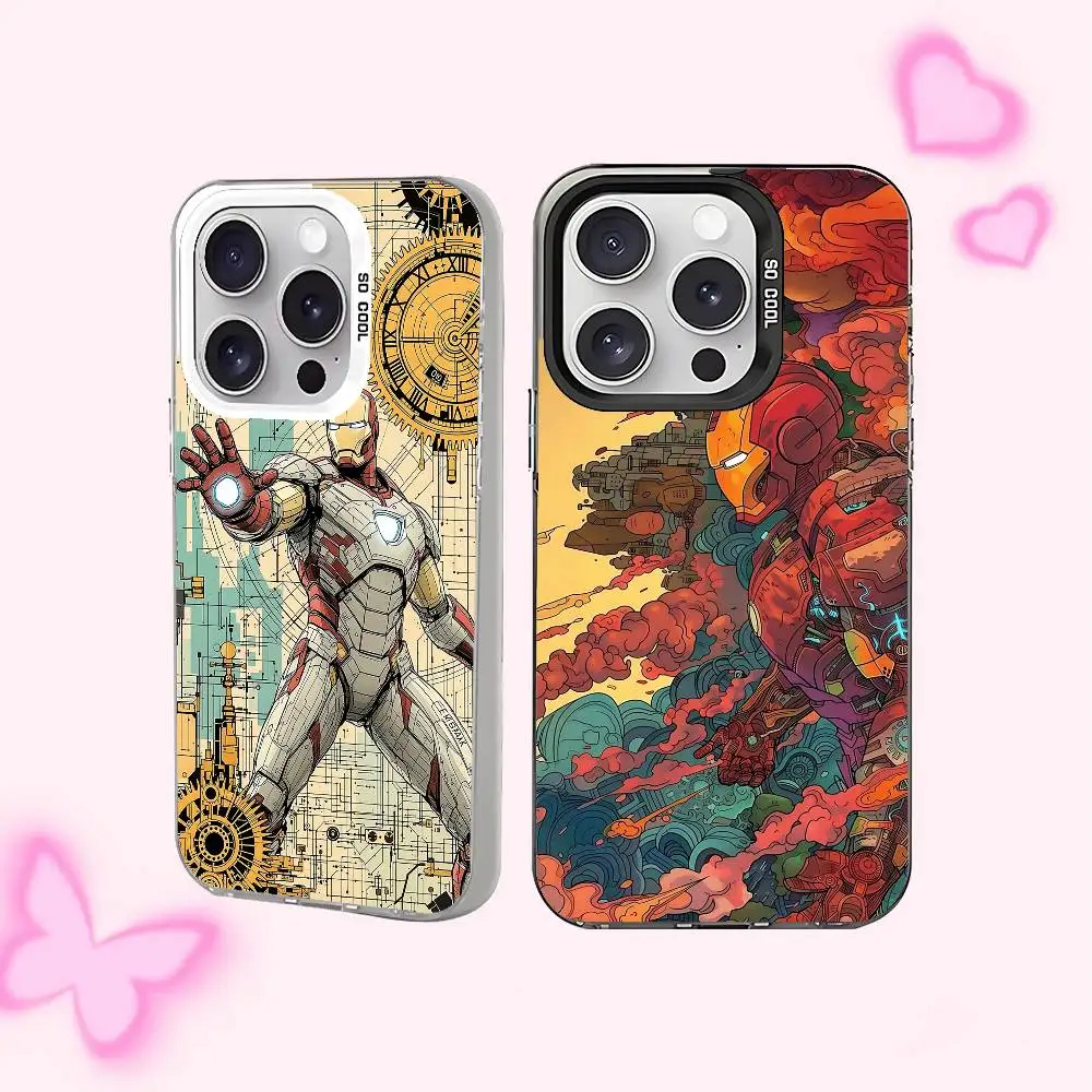 

Cool I-Iron Man Phone Case For IPhone 17 16 15 11 12 13 14 Pro Max 16 Plus 12 Mini 7 8 XR XS 15Pro MAX Cove