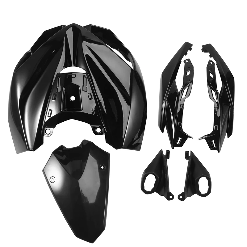 

Front Black Motorcycle Upper Fairing Headlight Cowl Nose Kit Fit For Kawasaki Z1000 2014-2019