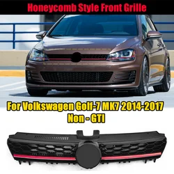 Car Front Bumper Radiator Grille Honeycomb GTI Style Mesh For Volkswagen VW Golf Golf7 MK7 2014 2015 2016 2017 Car accessories