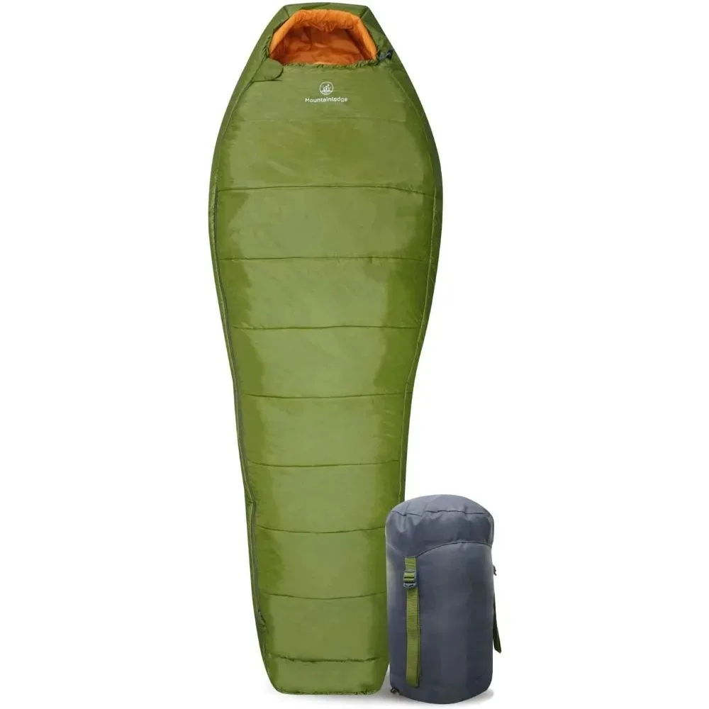 

Shingle Sleeping Bag 15℉ Comfortable and insulated for easy packing and carrying Water proof fabric Nylon camp Hiking Bags