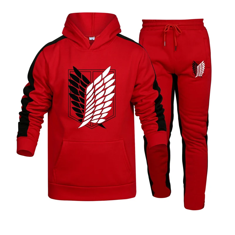 2024 Daily Dressing Hoodie Sweatpants Mens Tracksuit Set Jogging Sportswear Man Hot Sales Sets for Men Two Piece Outdoors Sports