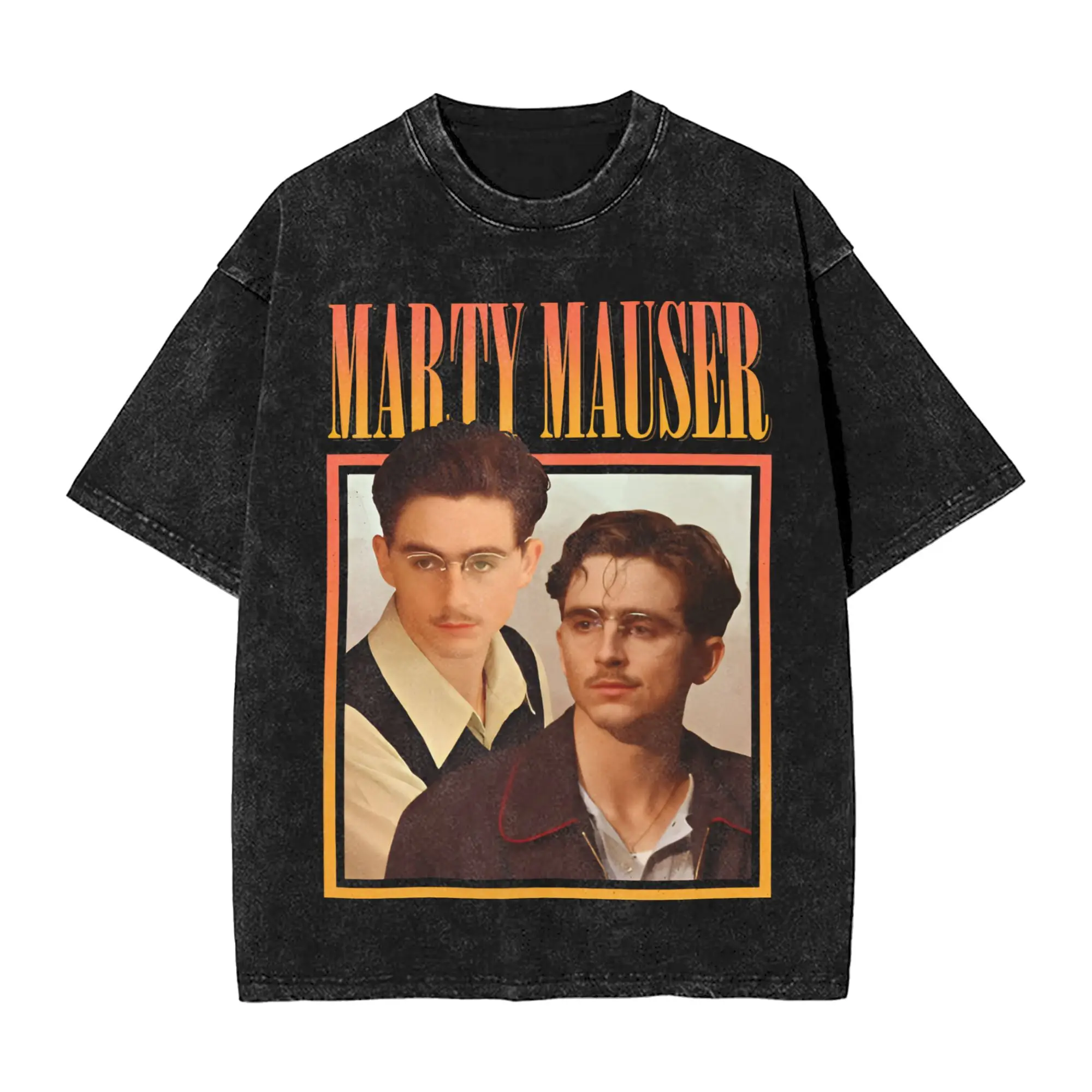 

Marty Mauser Timothee Chalamet Movie Marty Washed T-Shirts for Men Women Marty Supreme Fun Pure Cotton Tees