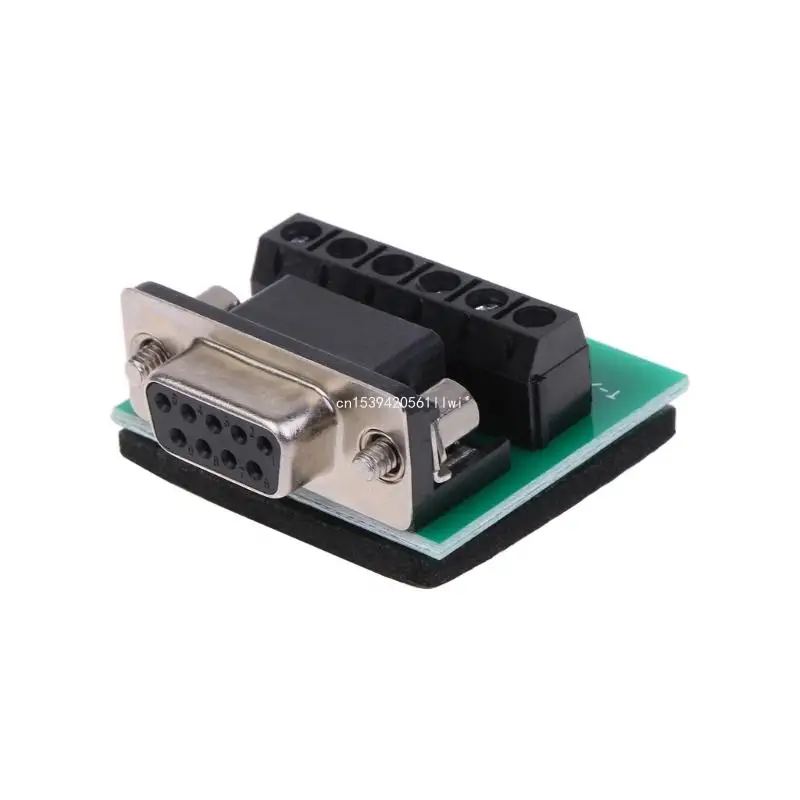 DB9 Male and DB9 Female D-SUB Adapter Plate Connector RS232 Serial to Terminal Board Module Dropship