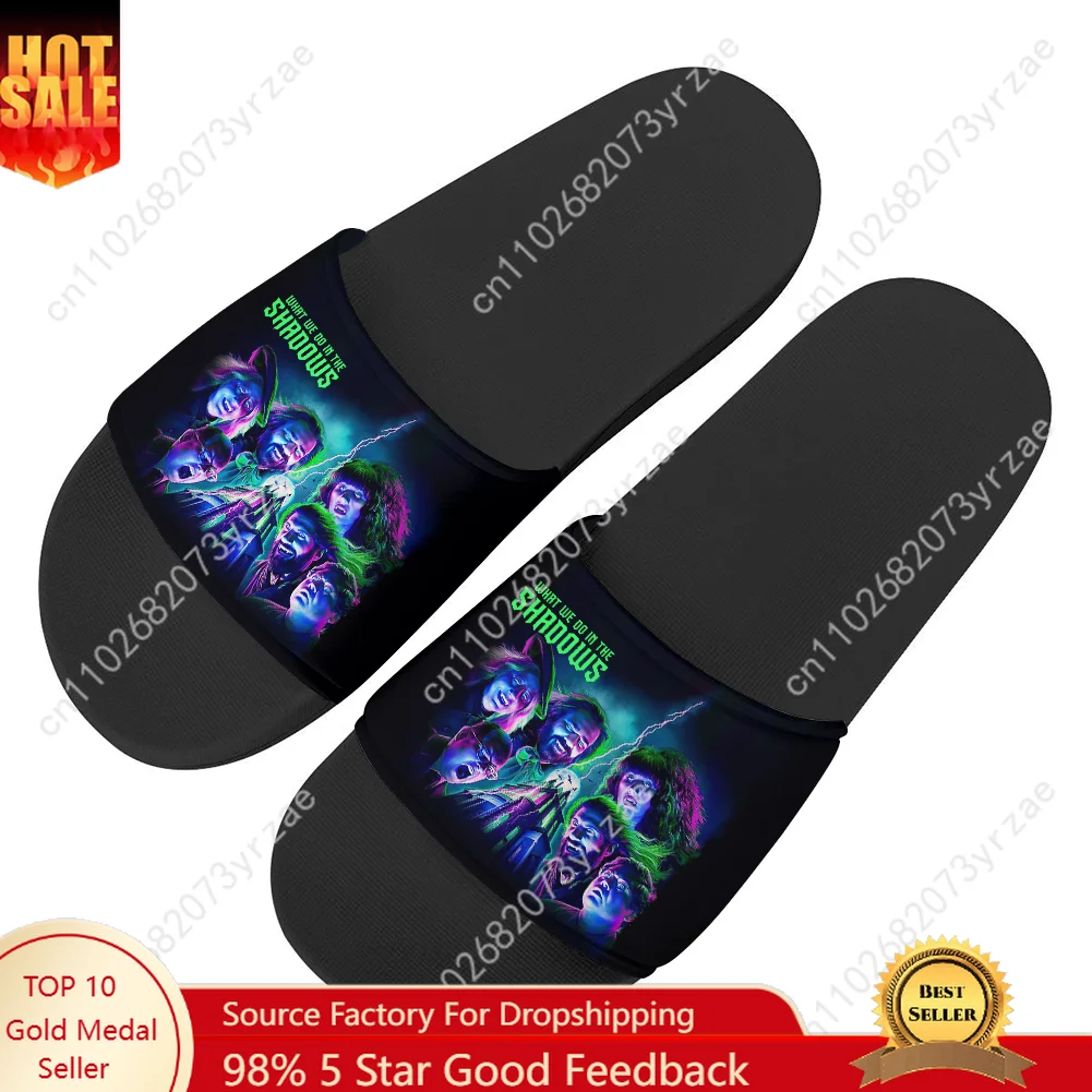

What We Do in The Shadows Flip Flops Home Slipper Mens Womens Teenager Family Slippers Bathroom Pool Casual Sandals Custom Shoes