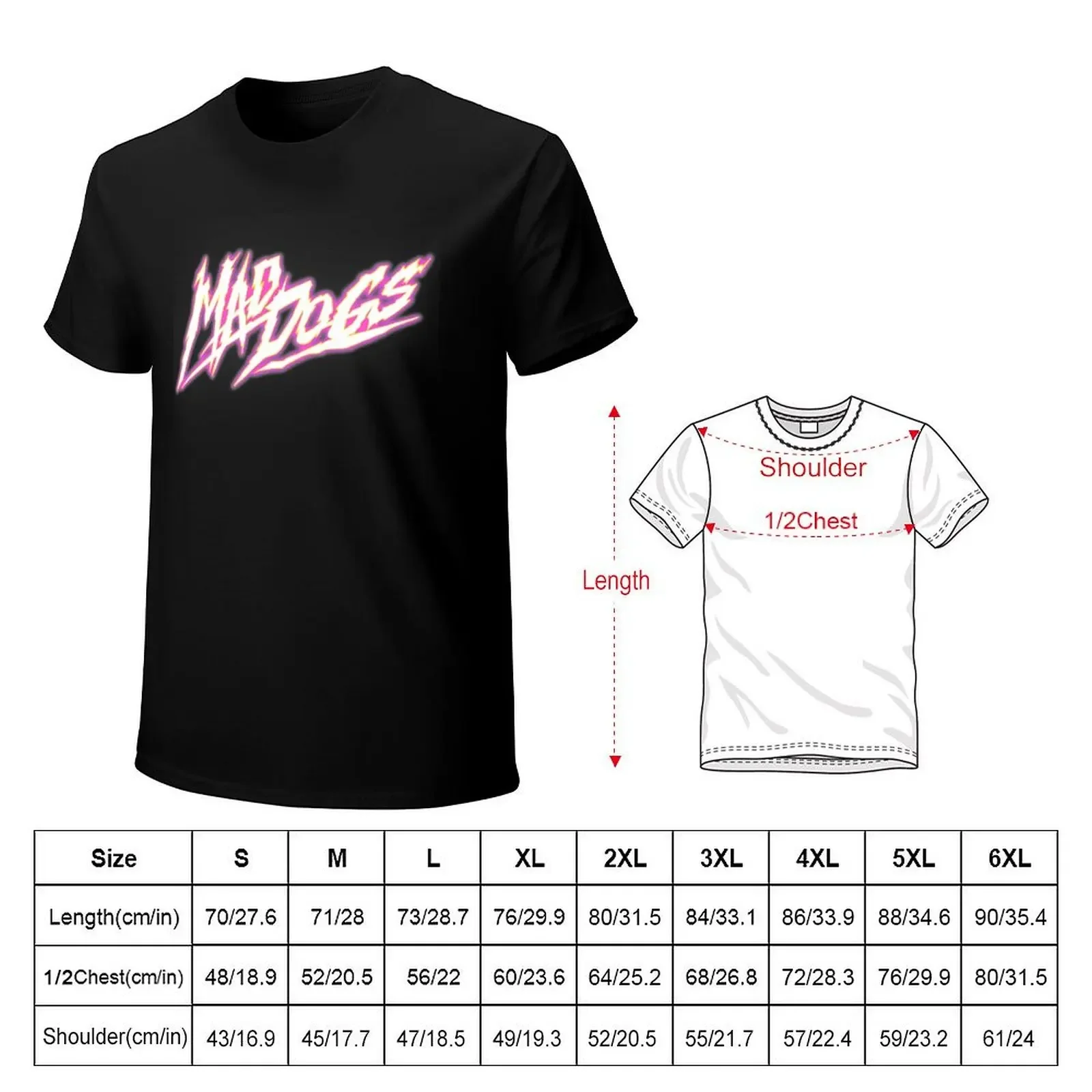 Mad Dogs T-Shirt plus size tops graphic t shirt vintage sweat anime tshirt men t shirts high quality