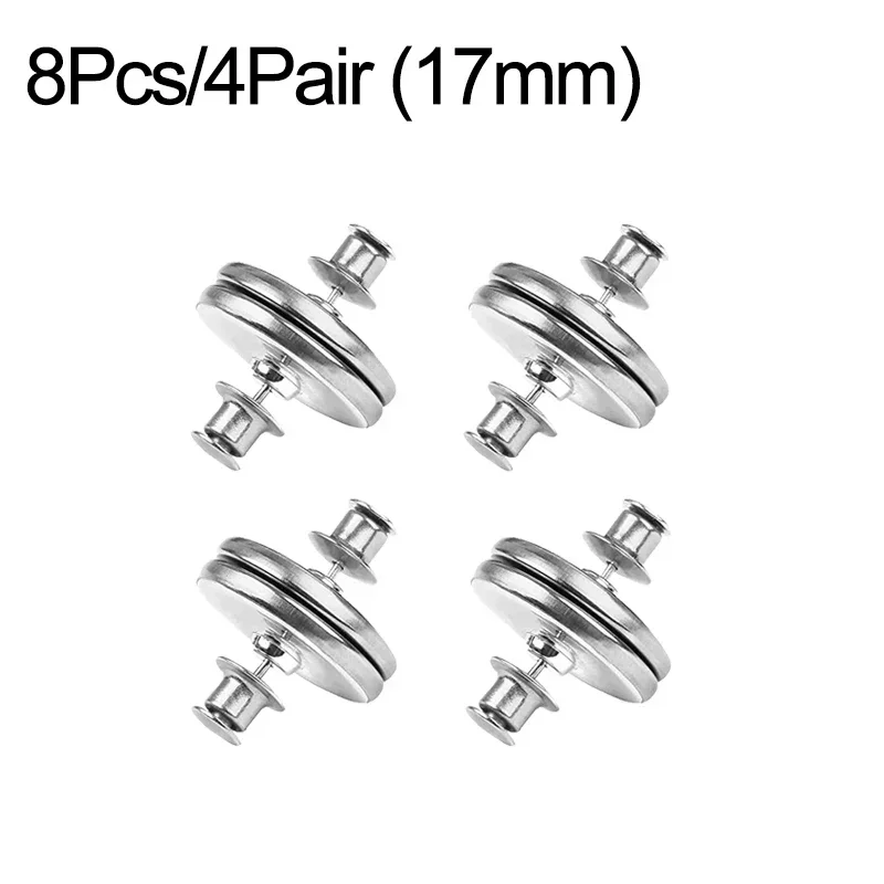 4/8Pairs Gordijn Magnetische Knop Afneembare Gordijn Fix Fastener Clip Voorkomen Licht Aanpassing Venster Scherm Sluiten Magneet Gesp