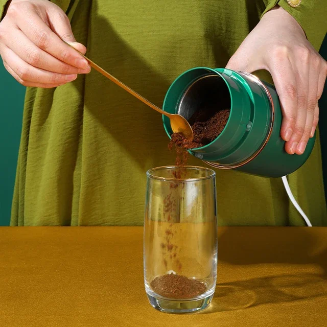 Мельница для кофейных зерен Кофемолка из нержавеющей стали Полностью автоматическая кофемолка Кофемашина