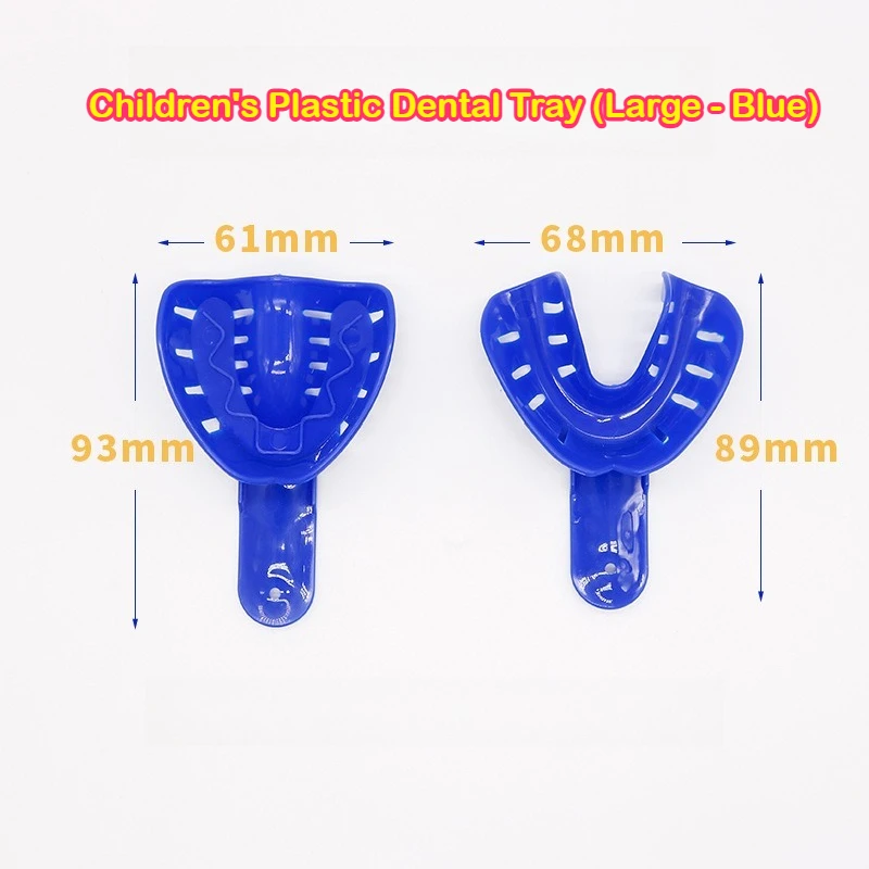 50 Pairs Dental Impression Trays - Autoclavable Plastic Teeth Holders for Adults & Children | Dentistry Tools image 3