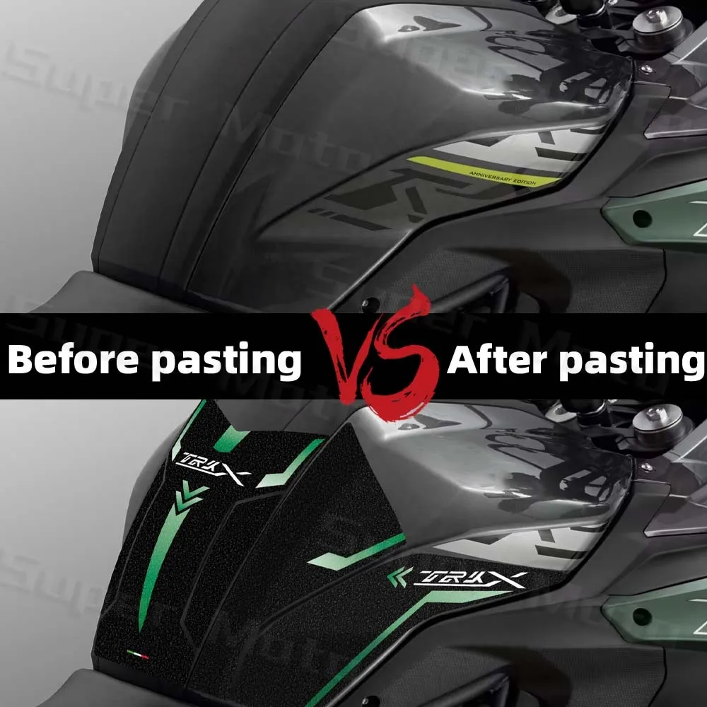 For TRK 502 TRK552 trk 502 2025 Frosted Fuel Tank Pad Protection Sticker Motorcycle Gas Cap Refit Accessories Waterproof Decal