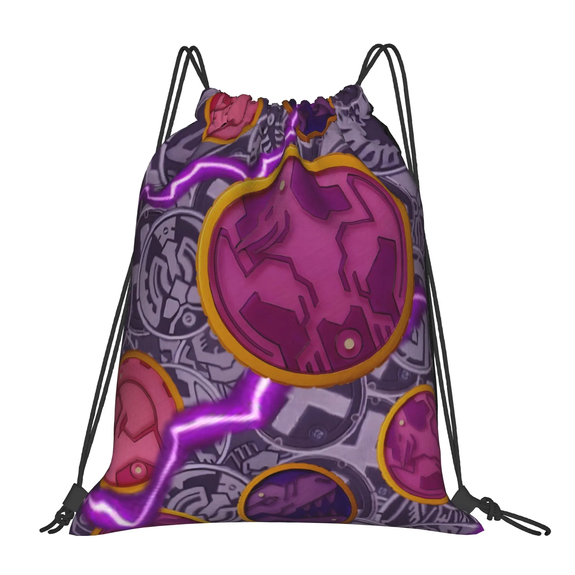 1 pc Pink OOO Medal Kamen Rider Anime Portable Shopping Drawstring Bags Storage Backpacks
