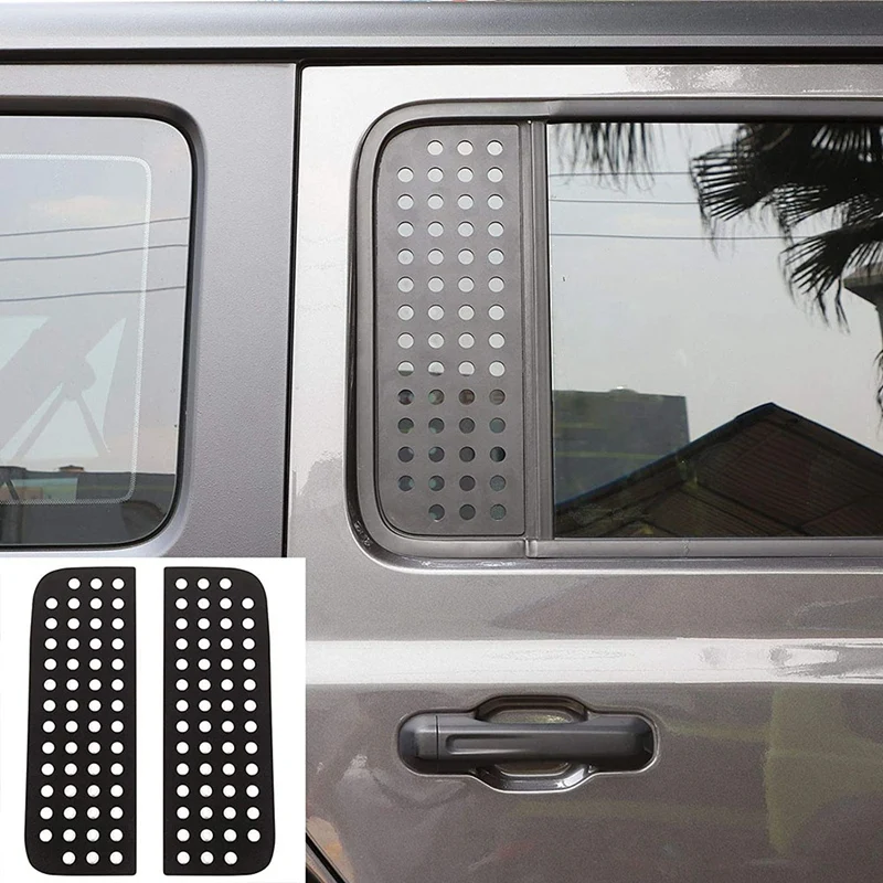 Car Rear Window Glass Cover Trim For 2018-2021 Jeep Wrangler JL & Unlimited 4-Door, For 2020-2021 Jeep Gladiator JT