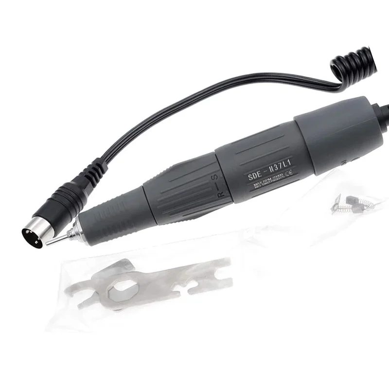 35000RPM Carbon Brush Handpiece SDE-H37L1  for Marathon STRONG 210 Control Box Electric Manicure Machine Nails Drill Handle Tool