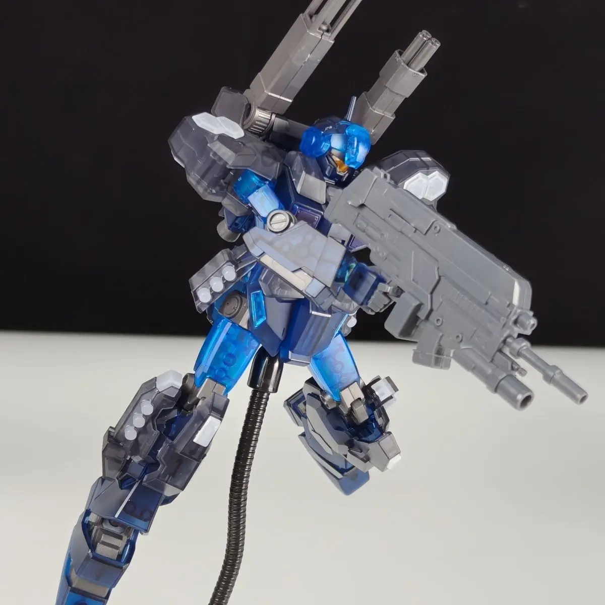 BAOBAO HG 1/144 Jesta Kit d'assemblage de couleur claire RGM-96X figurines d'action Robot modèle en plastique jouets pour cadeaux