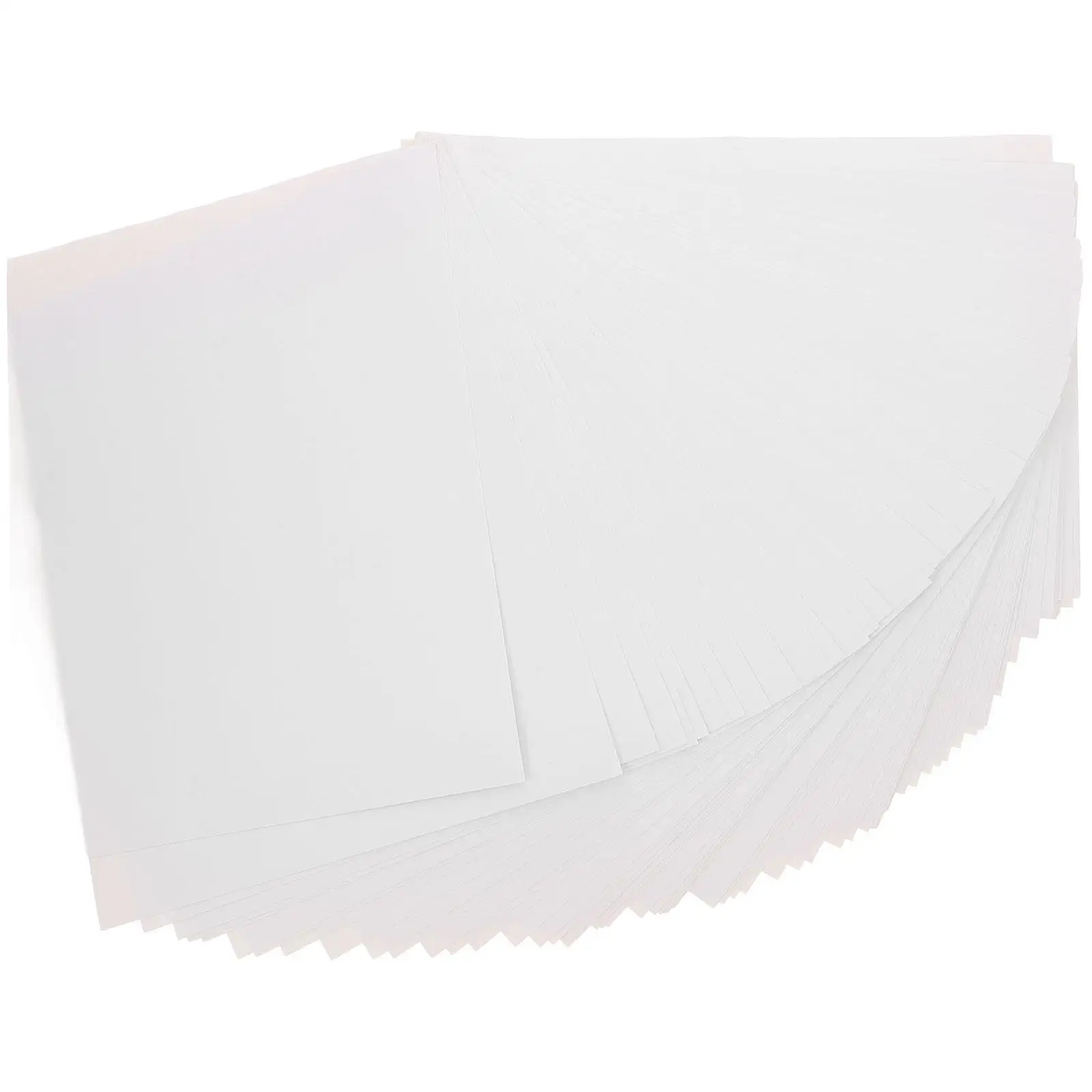 100 Sheets A5 White Vinyl Sticker Paper Compatible Printers Waterproof Adhesive Blank Labels Multi Purpose Sticker Paper